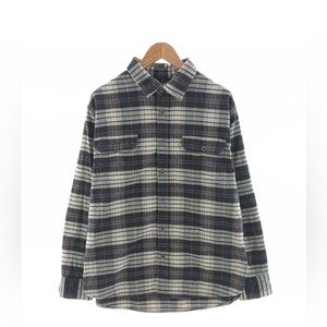Jachs Plaid Black and White Button-Down Shirt